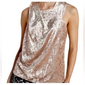 Porridge by Anthropologie velvet top